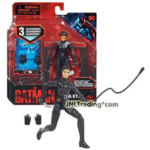 Year 2021 DC Comics The Batman 4&quot; Figure SELINA KYLE Catwoman with Mystery Card - £19.74 GBP