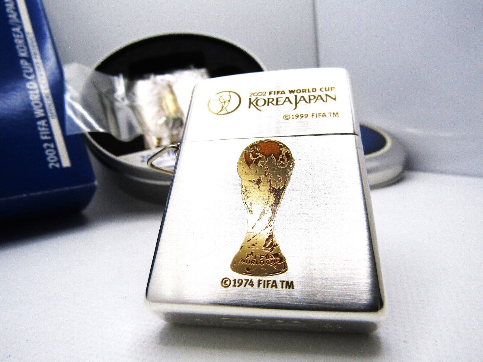 未使用】Zippo 2002 FIFA WORLD CUP KOREA JAPAN メタル貼り 未使用】Zippo 2002 FIFA WORLD CUP KOREA JAPAN メタル貼り