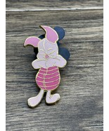 WDW Piglet Laughing Winnie The Pooh Gold Tone Metal Walt Disney World Pi... - $29.69