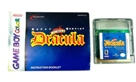 Monsters Dracula Crazy Vampire GBC - Nintendo Game Boy Color Authentic w/ Manual - £44.35 GBP