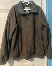 Vtg L.L.Bean Men&#39;s 3 Season Jacket SZ  XL-TALL Tan w/Gray Fleece Lining Full Zip - $27.00