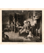 Engraved Print &quot;Hide And Seek&quot; c1900 - $20.37 CAD