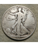 1920-D WALKING LIBERTY HALF DOLLAR RARE DATE - 90% SILVER - £38.53 GBP