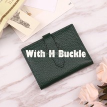 100% Leather Small Mini Ultra-thin Wallets Compact wallet Handmade wallet hide C - £62.46 GBP