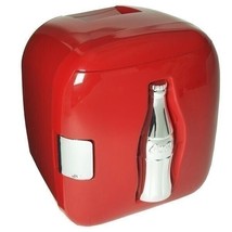 Retro Red Coca Cola Coke Mini Fridge Compact Personal Refrigerator Office Dorm - £184.13 GBP