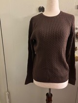 Vintage Women&#39;s Wainsott Brown Ribbed Sweater - €20,16 EUR