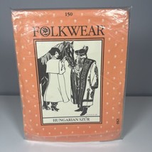 Vintage Folkwear Pattern 150 Hungarian Szur Coat F Adjusts to Fit All Sizes 1990 - £11.67 GBP