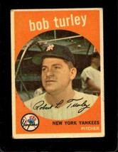 1959 Topps #60 Bob Turley Vg Yankees *NY10391 - £16.86 GBP