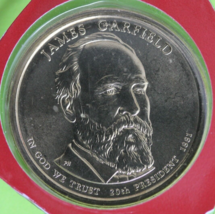 Gem BU 2011 D James Garfield Presidential Dollar In Mint Cello Exact Coin TOM 23 - $4.99