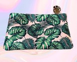 Ipsy Glam Bag August 2022 makeup bag only pink w/ palm leaves NWOT 5”x7” - £11.68 GBP