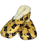 Chihuahua Black Dog Slippers Comfies Unisex  Soft Lined Animal Print Boo... - $25.71 CAD