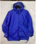 VINTAGE L.L. Bean Jacket Women's WATERPROOF Rain Zip Up Hood size Small - $32.99