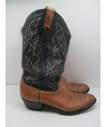 Justin Boots Style 5412 Mens Leather Cowboy Western Ranch Boots Size US ... - £44.09 GBP