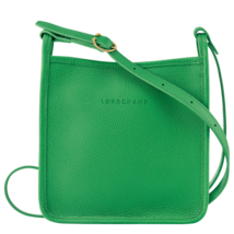 Longchamp Le Foulonne Small Zipped Leather Crossbody ~NWOT~ Lawn - £254.97 GBP