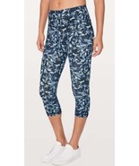 Lululemon Women&#39;s Wunder Under Leggings Crop Hi-Rise 21&quot; Embellished Mul... - $35.19 CAD