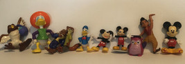 Disney Characters lot of 10 Figures Mickey Mouse Donald Duck Beast T5 - £15.57 GBP