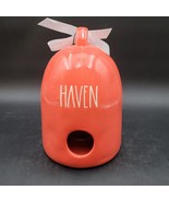 New w/o Box Rae Dunn Burnt Orange &quot;Haven&quot; Ceramic Autumn Fall Bird House... - $27.14 CAD
