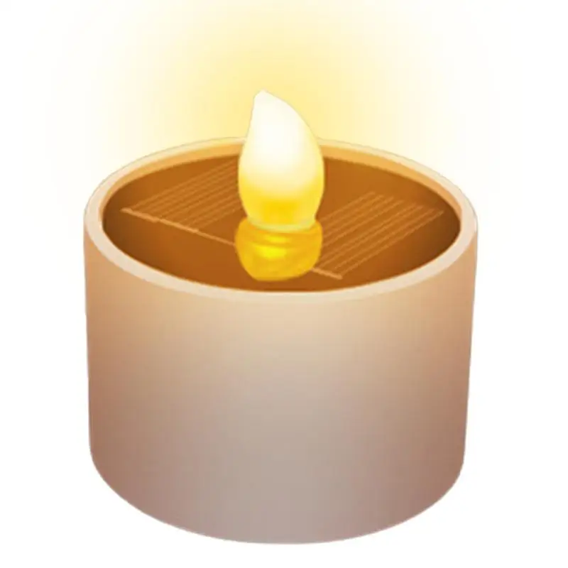 1pcs Plastic Solar  Candle Yellow Light Power LED Flameless Electronic T... - $55.03