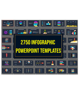 2750 creative infographic PowerPoint slides  - £3.11 GBP