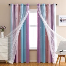 XiDi Dream Star Blackout Curtains W52x L72 - $31.68