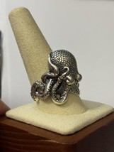 Sterling Silver Men&#39;s Octopus Poison Ring Size 11 NWOT - £59.26 GBP