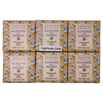 Crabtree &amp; Evelyn Almond and Honey Bar Soap Triple Milled 21oz (6x3.5oz) 6pc Set - £22.86 GBP