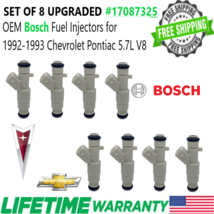 Hp Upgrade Oem Bosch x8 4 Hole 24LB Fuel Injectors For 92-93 Chevy Pontiac 5.7L - £125.20 GBP