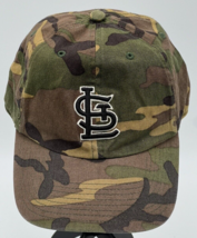 St Louis Cardinals Vintage Camo Fitted Baseball Hat Sz M - $19.30