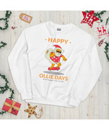 Skateboarding Holiday Design Unisex Sweatshirt Happy Ollie Days - £18.33 GBP+