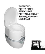 THETFORD PORTA POTTI 565E CURVE PORTABLE TOILET Sanitary, Odorless, Leak... - £155.02 GBP