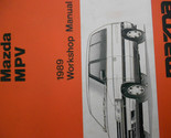 1989 Mazda MPV M P V Servicio Reparación Tienda Manual Fábrica OEM Raro ... - £12.14 GBP