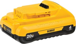 Dewalt 20V Max 4 Ah Lithium Ion Battery (Dcb240) - £50.35 GBP