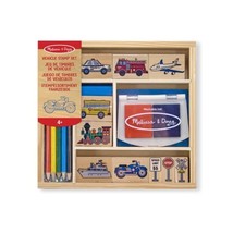 Melissa & Doug 12409 Vehicle Stamp Set  - $29.00