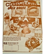 VTG Fibre-Craft Clothespin Pattern 8 page Leaflet Year:1981 FORM 094 - $2.99