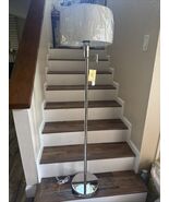 (1) Ralph Lauren Chrome Silver Swing Floor Lamp ~New~ - $450.00