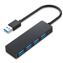 Usb C Hub, 4-Port Usb 3.0 Hub 5Gbps High Speed Data Transfer, Usb Splitter Usb E - £9.07 GBP