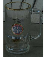 Hofbrau AG. Glass Mug, VERY GOOD CONDITION - £9.30 GBP