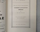 BOOK AND LYRICS OF THE BEST KNOWN GILBERT &amp; SULLIVAN OPERAS.  Including ... - $9.89