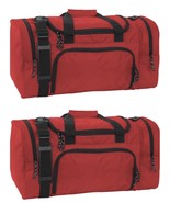 (2 Pack) Mercury Luggage Carry-On Gym Bag 21.0”x10.5”x10.5” DARK RED -NEW - $40.72 CAD
