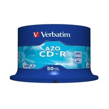 Verbatim 43343 700MB 52x CD-R AZO Crystal 50 Pack Spindle  - £33.47 GBP