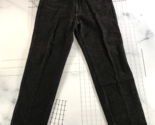 Vintage LL Bean Jeans Mens 33x30 Black High Rise Zip Fly Flannel Plaid L... - £21.91 GBP