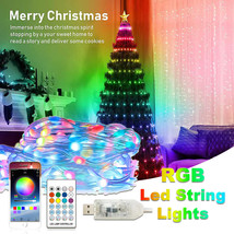 Christmas Light String Remote Control Point Control Line Light String Intelligen - £18.66 GBP