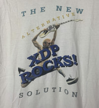 Vintage XDP Rocks T Shirt Solution Computer Software 1999 Promo Medium 90s - £23.76 GBP