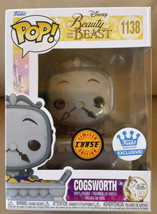 Funko Pop Disney Beauty and the Beast COGSWORTH #1138 Limited Chase Edit... - £47.95 GBP