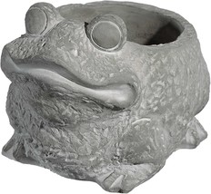 Frog Planter, Large, Natural, Classic Home And Garden 9/3462/1. - $38.95