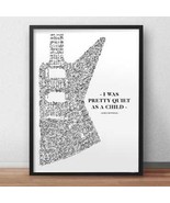 I was pretty quiet as a child - James Hetfield - ESP Explorer - $12.50+