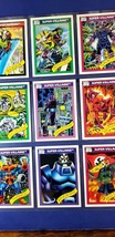 Nine Cl EAN Marvel Impel 1990 SUPER-VILLAINS Cards 41 74 75 60 77 78 79 80 81 - £16.18 GBP