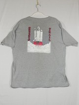 Vintage DeSoto Trail School Gray Shirt NASA Space Shuttle Anvil Red Bar XL - $9.99