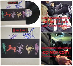 Nancy Wilson &amp; Ann Wilson Signed Heart Bad Animals Album Vinyl Proof COA Auto - £542.10 GBP