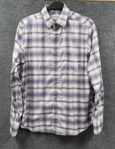 Twillory Untuckable Shirt Mens (LG??) Plaid Tailored Fit LS Button Down VTG - £18.38 GBP